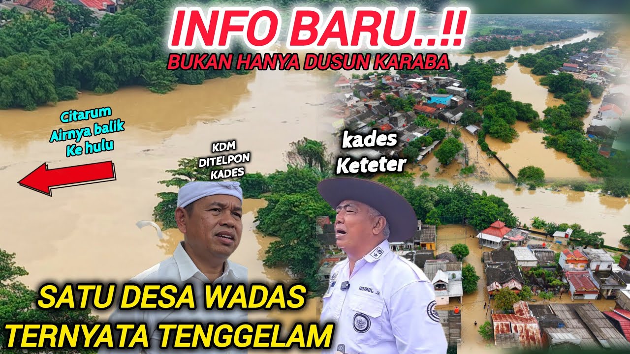 WASPADA TERNYATA BENAR❗️AIR SUNGAI CITARUM BERBALIK HULU TIDAK KE HILIR DIHANTAM SUNGAI CIBEET NGERI
