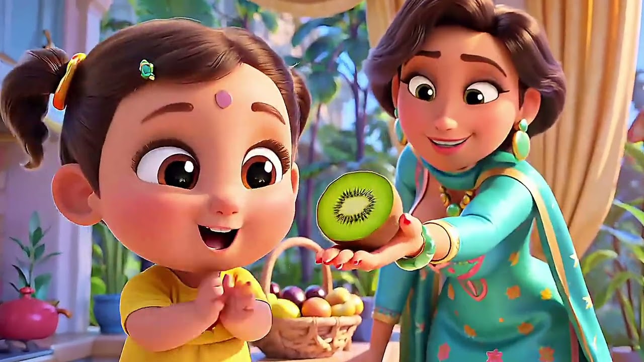 Bindi and Fruits | Bindi Kaur’s Fun Fruit Adventure 🍎🍌 | Kids Cartoon Song for Healthy Eating | 2026