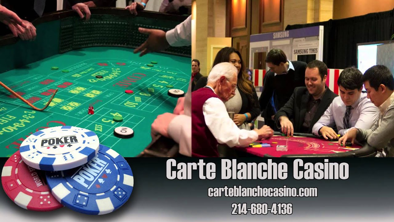 Casino Party Rentals Dallas and Forth Worth | Carte Blanche Casino