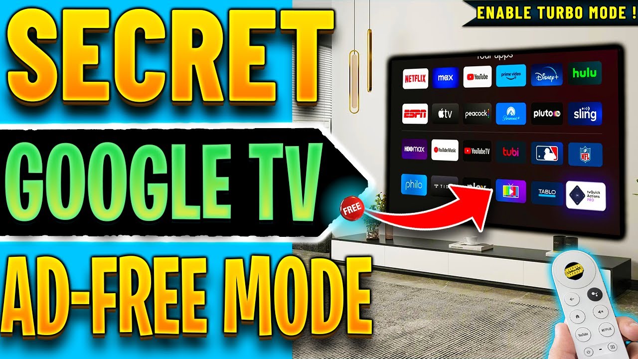 🔴Secret Google TV Mode That Wipes Out All Ads !