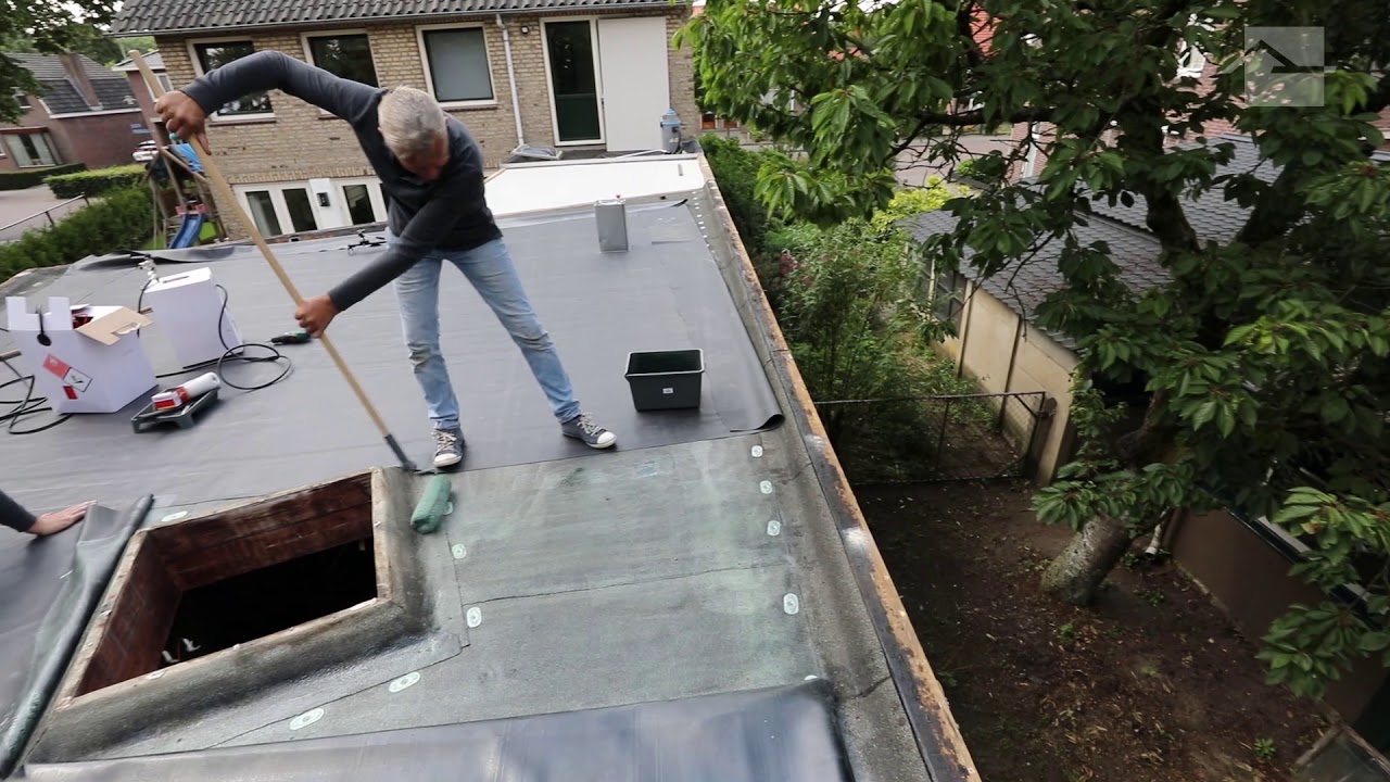 EPDM dakbedekking leggen