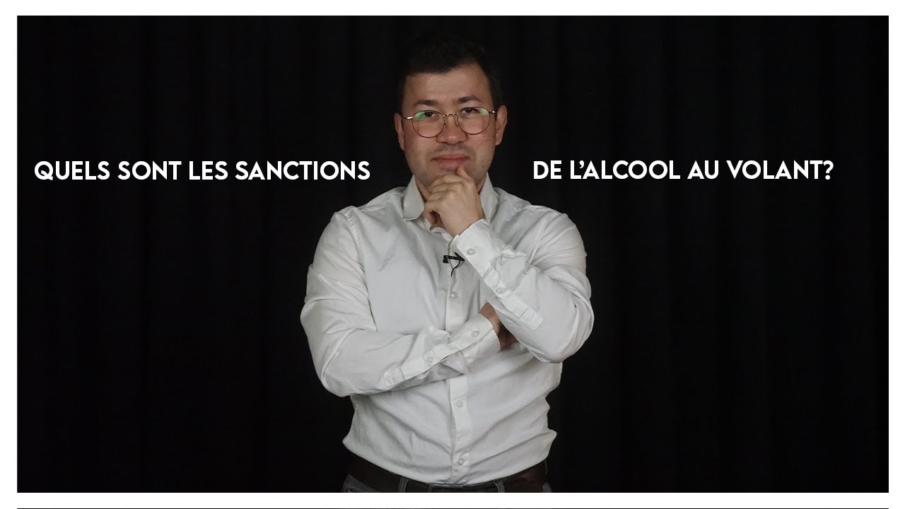 Les sanctions de l'alcool au volant