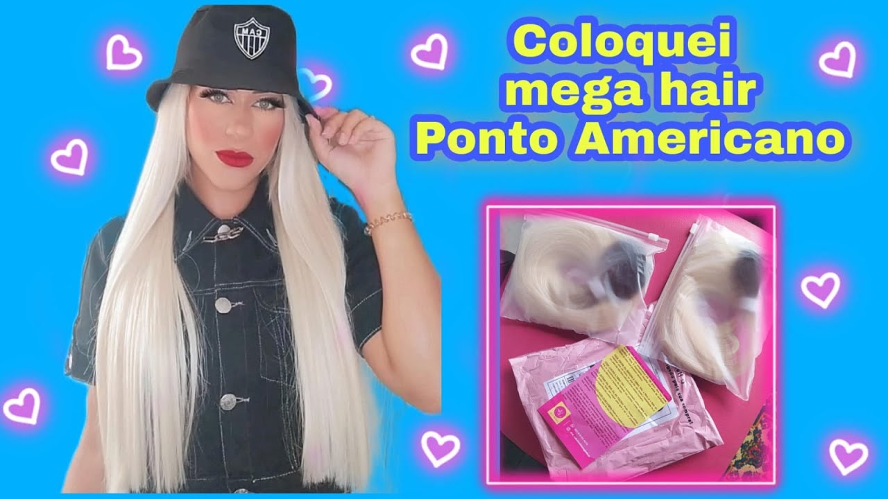 COLOQUEI MEGA HAIR/COM CABELO ORGÂNICO NO PONTO AMERICANO! #pontoamericano#megahair #cabeloorganico