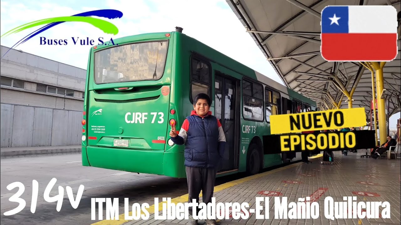 Transporte de Santiago|Caio Mondego H|Mercedes Benz O500U|ITM Los Libertadores-El Mañio|CJRF73