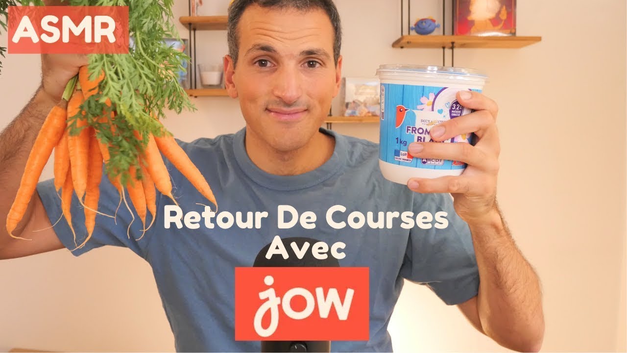 ASMR : Retour De Courses Avec JOW ! (Application De Recettes Sur Mesure)