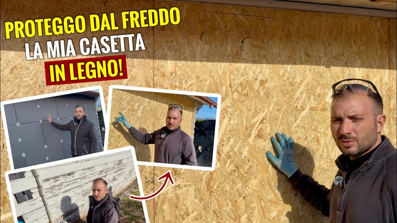 IL CAPPOTTO ALLA MIA CASETTA IN LEGNO - ISOLAMENTO FAI DA TE 🔨 