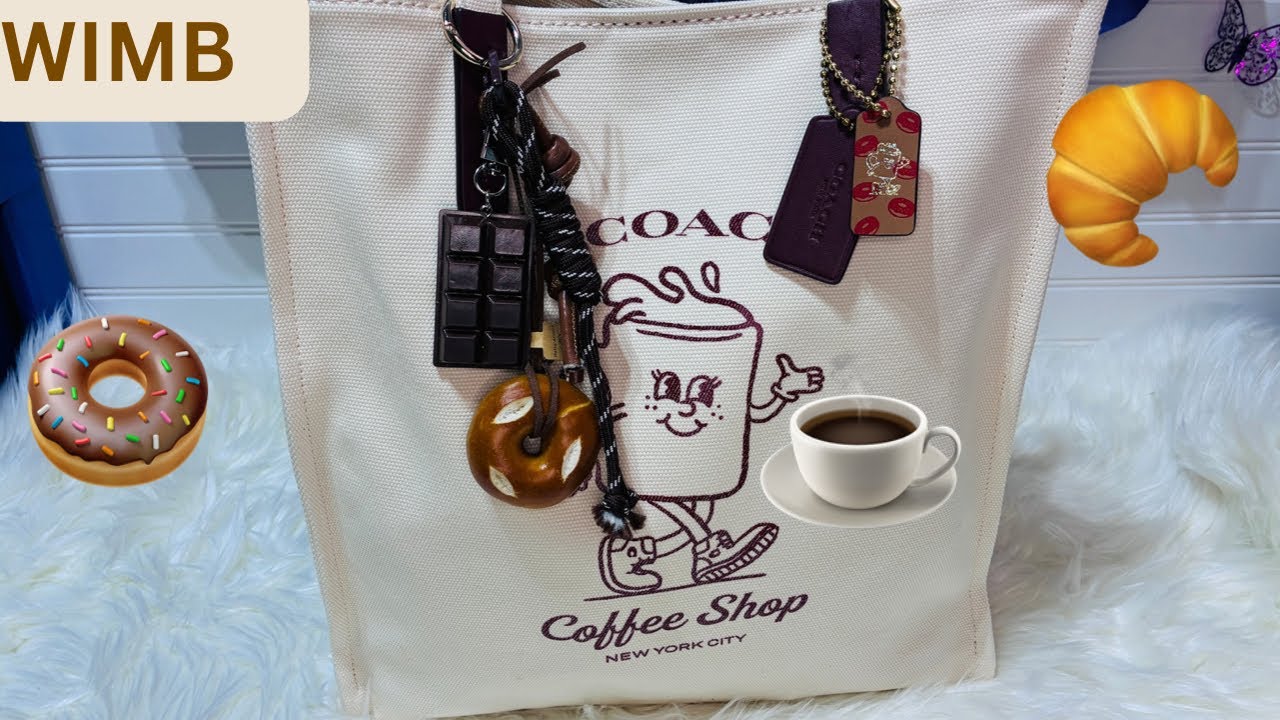 БЭГТОБЕР: ЧТО В МОЕЙ СУМКЕ СУМКА COACH COFFEE SHOP #coach #coffee