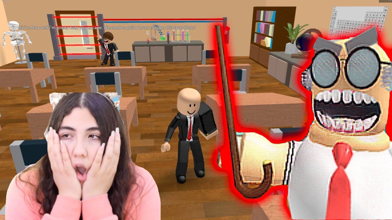 RUN AWAY FROM THE CRAZY TEACHER AND  ESCAPE THE SCHOOL!
