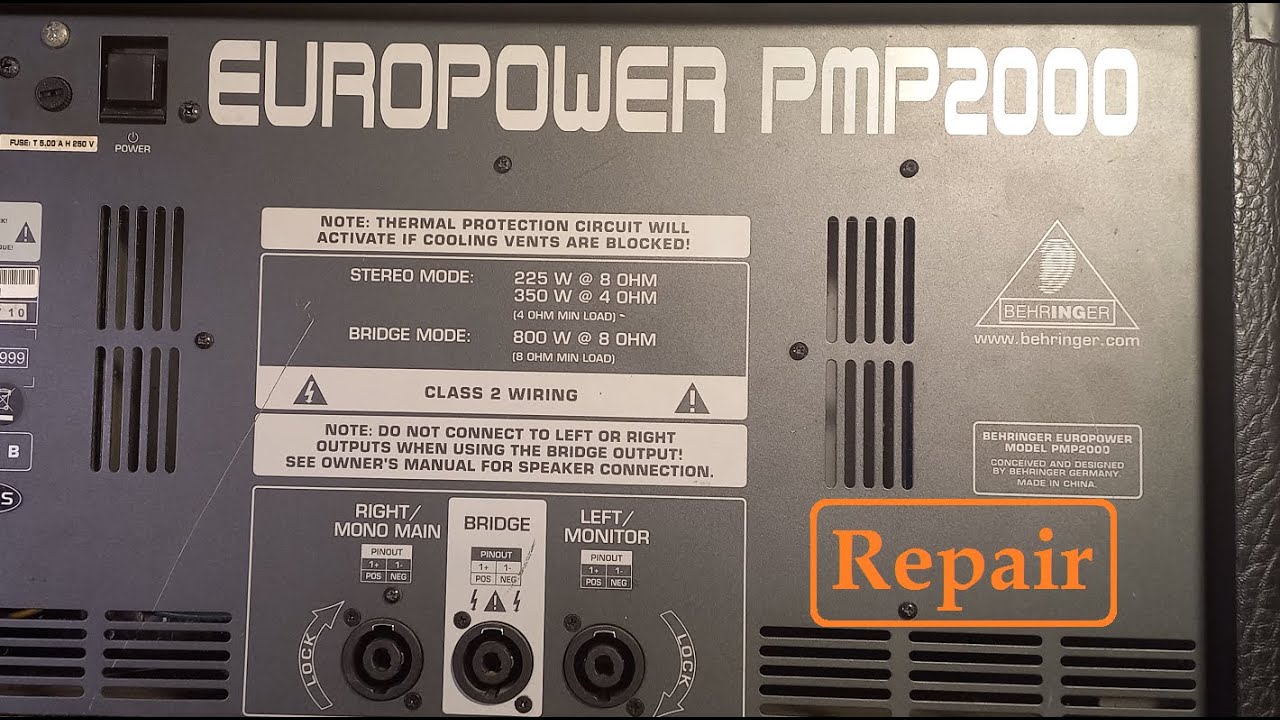EUROPOWER PMP2000 powermix repair