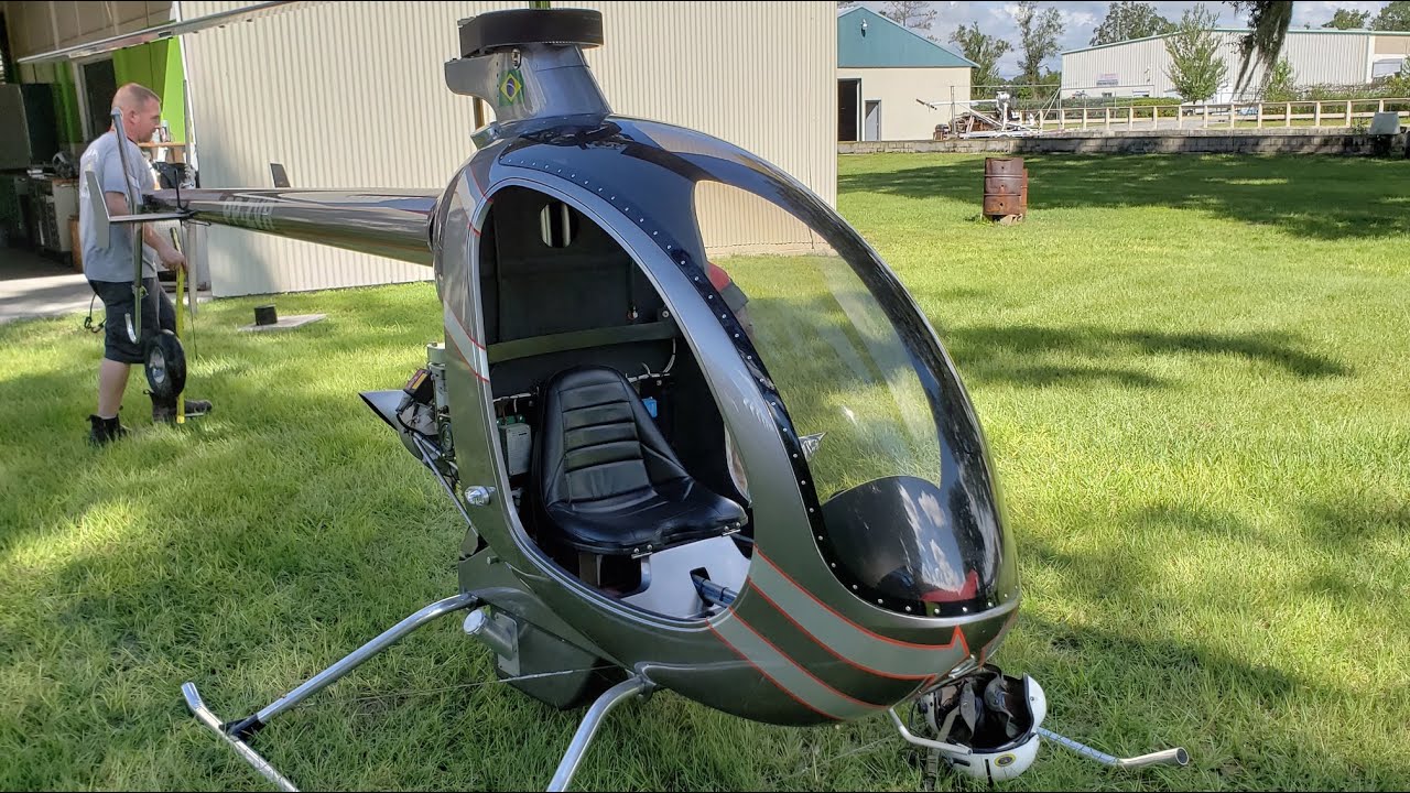 Запуск и работа в кабине вертолета Mosquito XET