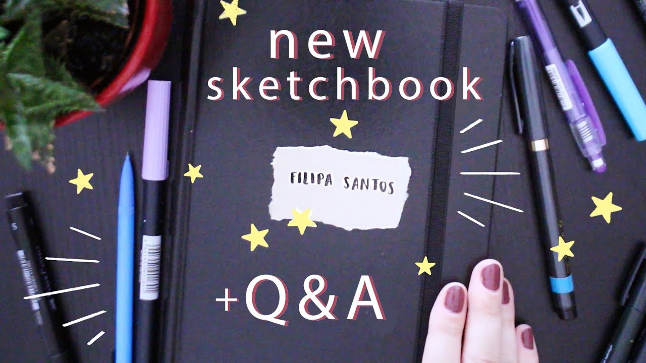 breaking into my new sketchbook + answering some of your Qs