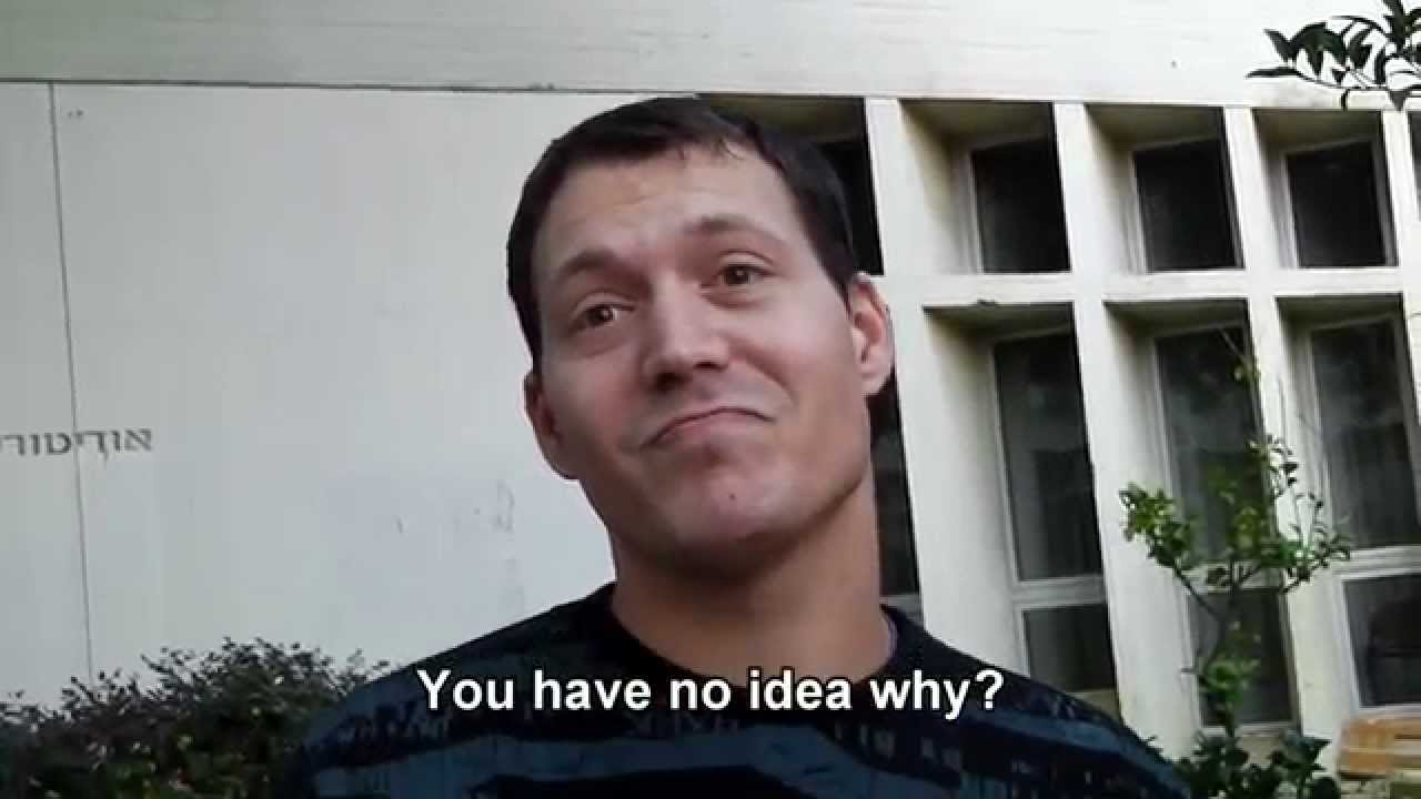 Jewish Israelis: Why do you think you are better than everyone else?