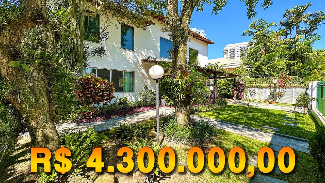 LINDA CASA C\ 700M² À VENDA NO CONDOMÍNIO SANTA LUCIA NA BARRA DA TIJUCA!! | MULLER IMÓVEIS RJ