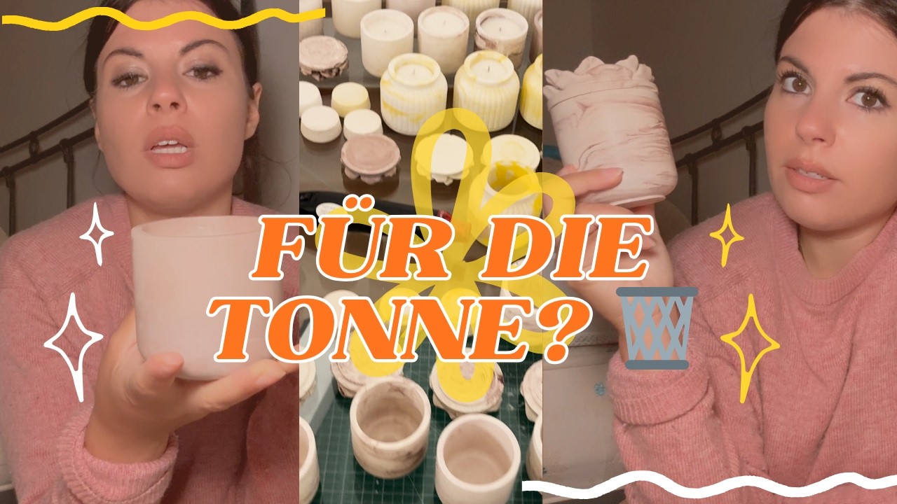 Ehrliches Update: Meine Gips-Behälter sind ein Fail! 🏺❌ Für die Tonne...