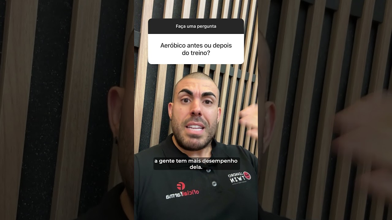 Aeróbico antes ou depois do treino? 