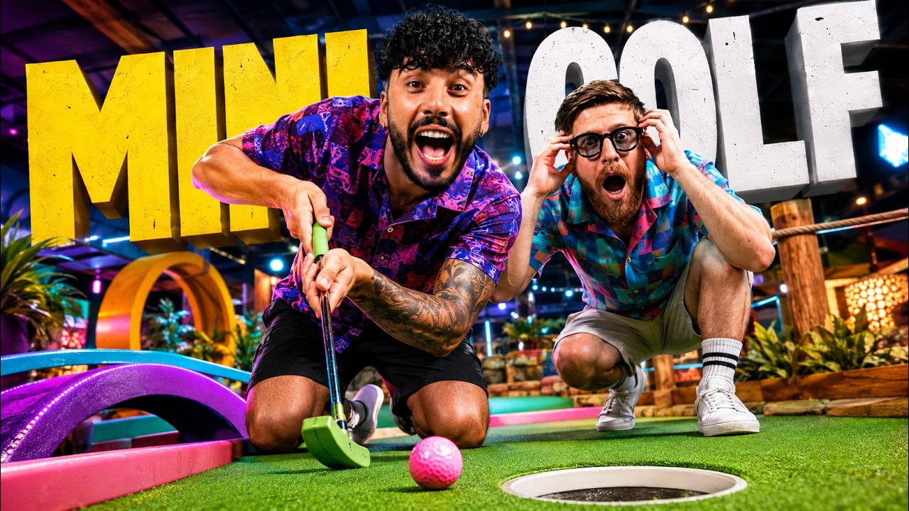 SFIDA ALL&rsquo;ULTIMO SANGUE DOSE vs DADDA A MINI GOLF - NON &Egrave; POSSIBILE CHE SIA FINITA IN QUESTO MODO! 