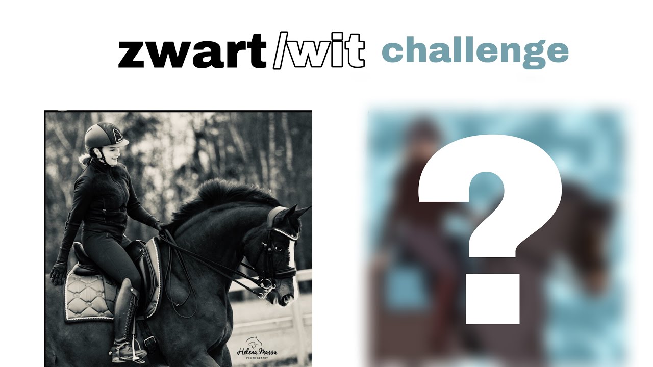 zwart/wit challenge