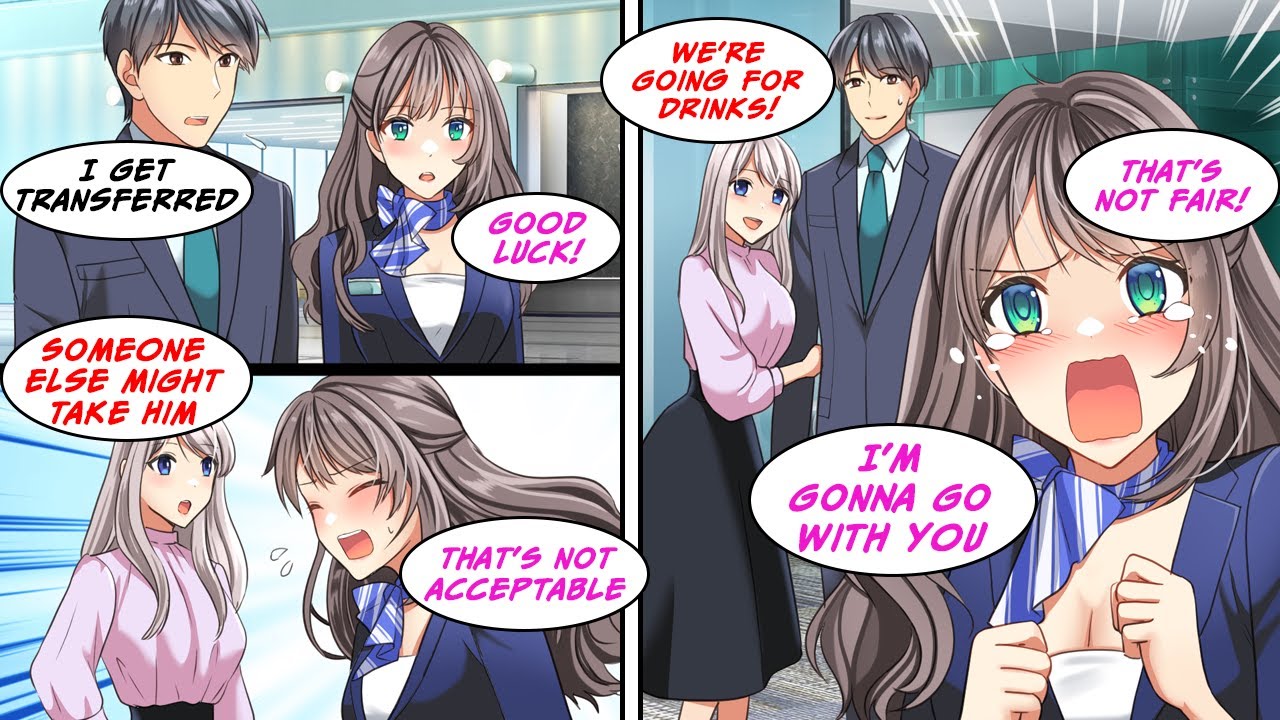 [Manga Dub] I was asked out by my beautiful coworker, but ran into the receptionist...