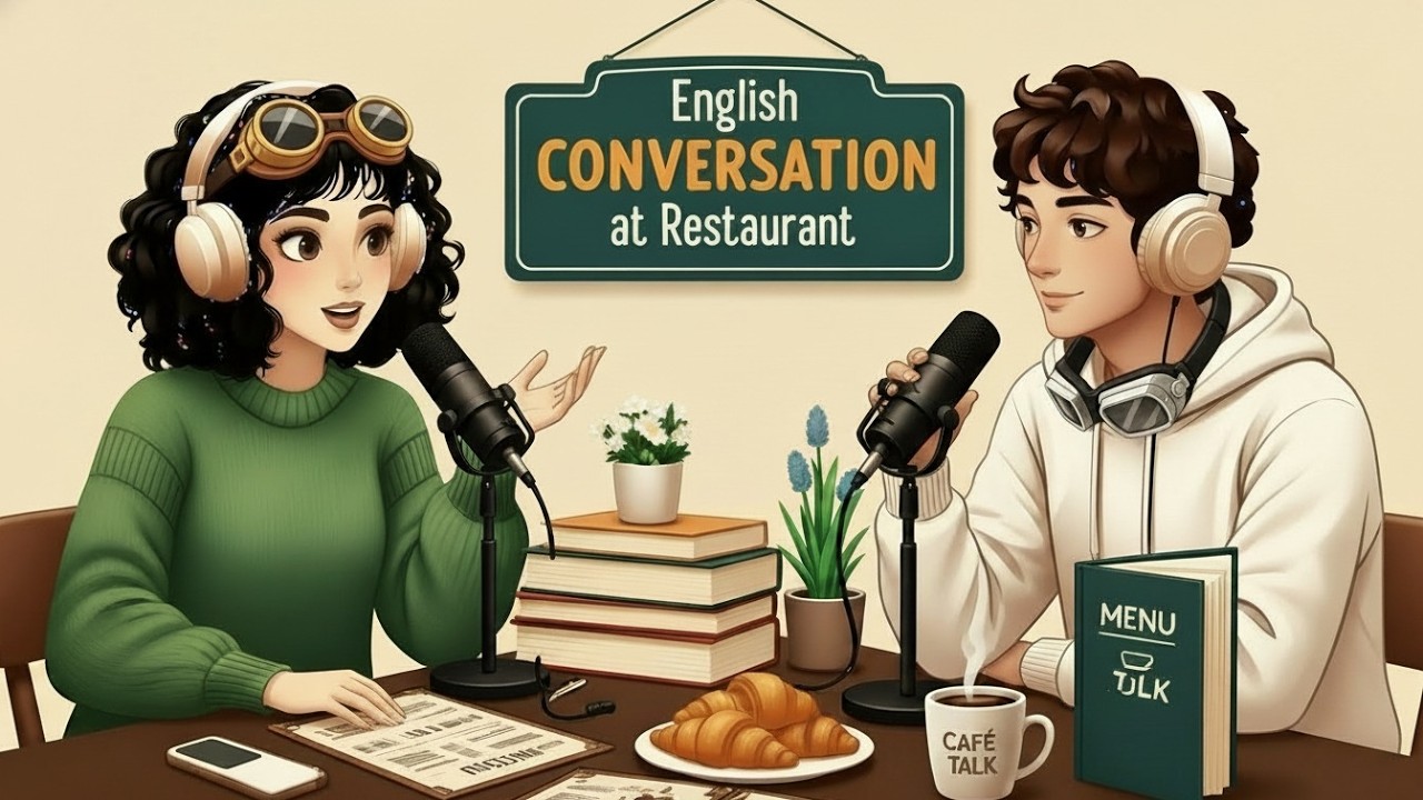 How to Talk at The Restaurant in English | Slow & Easy English Conversation for beginners