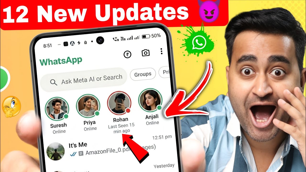 12 Amazing WhatsApp New Features 🔥 | See Last Seen 👀 | New Updates 2026