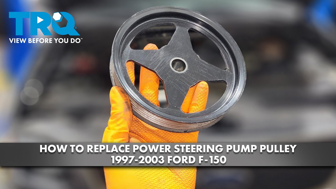 How to Replace Power Steering Pump Pulley 1997-2003 Ford F-150