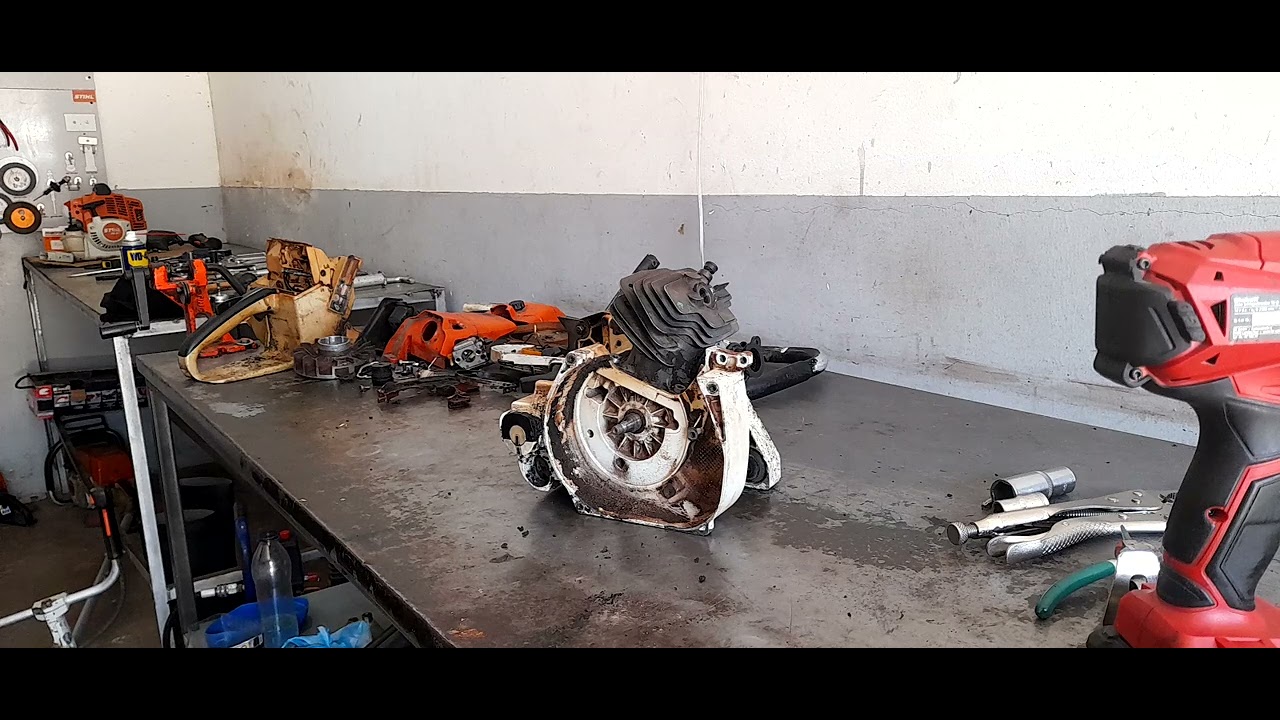 STIHL#como desarmar tu motosierra stihl ms 382  Motosierra con problemas en el cigueñal