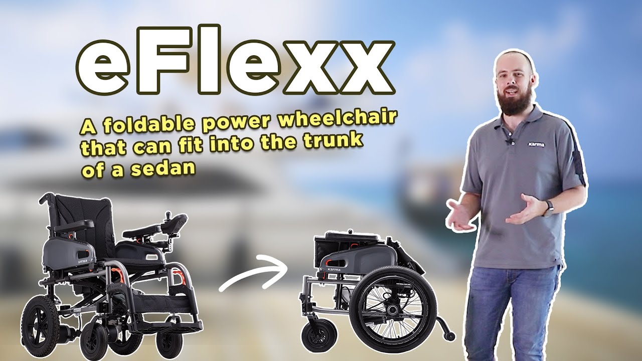 Karma eFlexx – Adjustable Folding Power Wheelchair