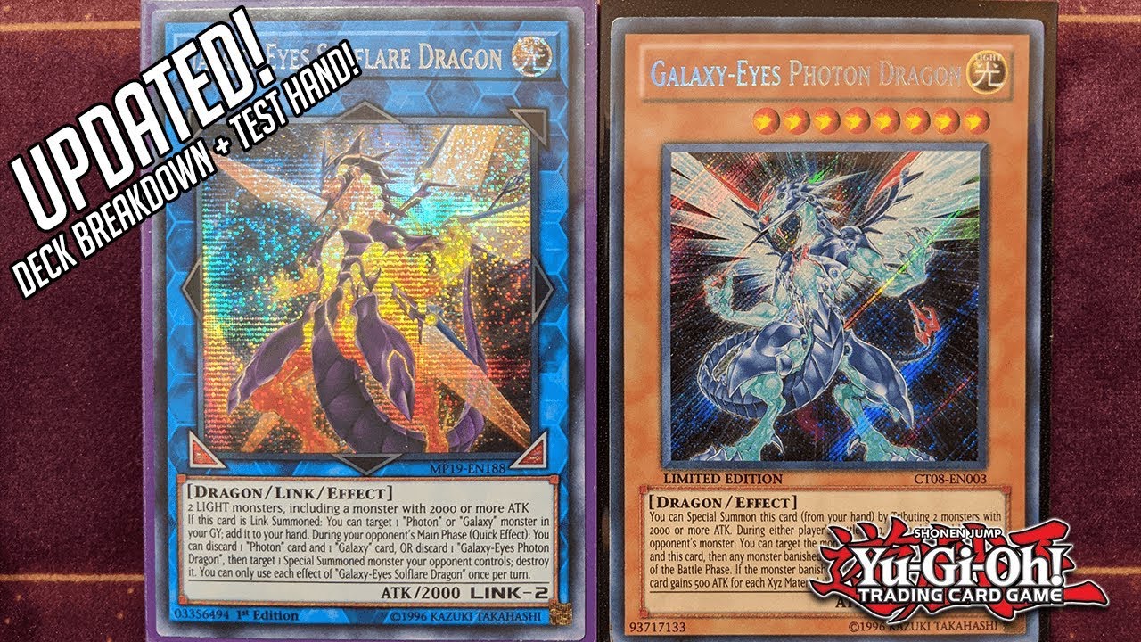 Yu-Gi-Oh! In-Depth Photon Galaxy Deck Profile + Breakdown & Test Hand! (November 2019)