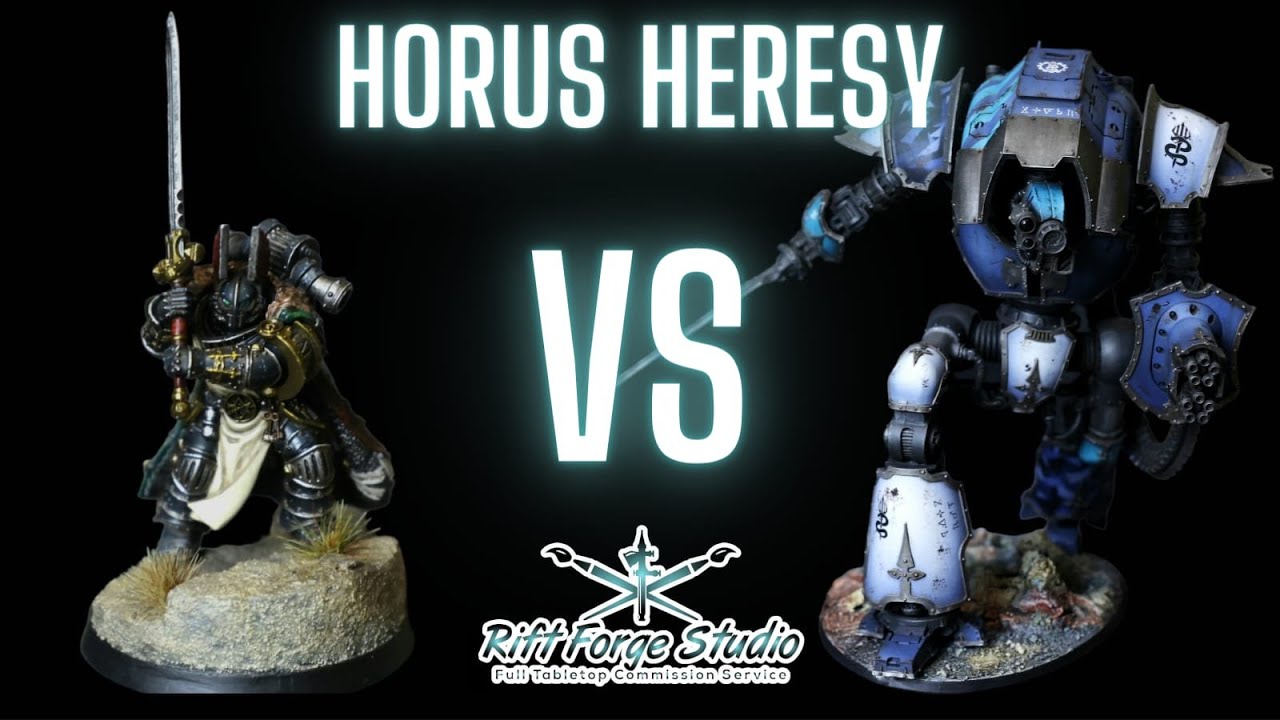 Dark Angels VS Questoris Knights Warhammer Horus Heresy Battle report Ep22