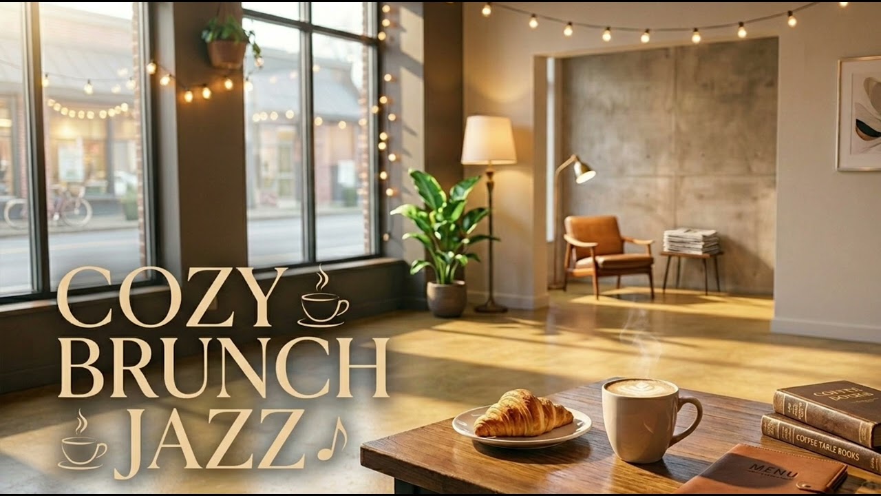 Cozy Cafe Jazz ☕ Light & Upbeat Coffee Shop Music for Study & Work (40 min)