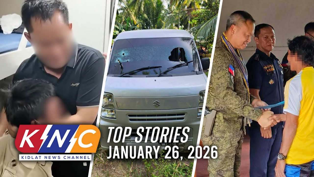 Kidlat News of the day (January 26, 2026)