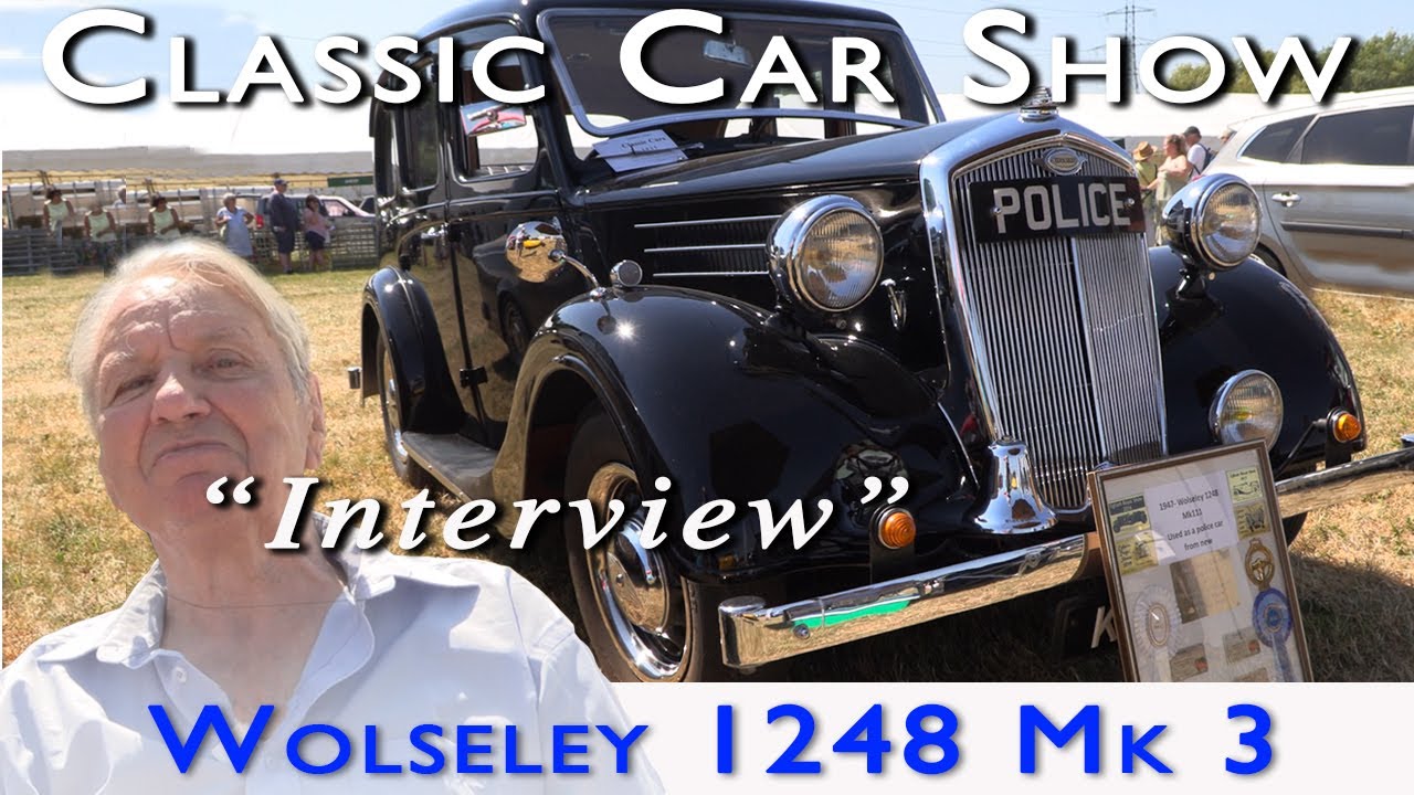 Classic Police Car WOLSELEY 1248 Mk111 - plus INTERVIEW with driver