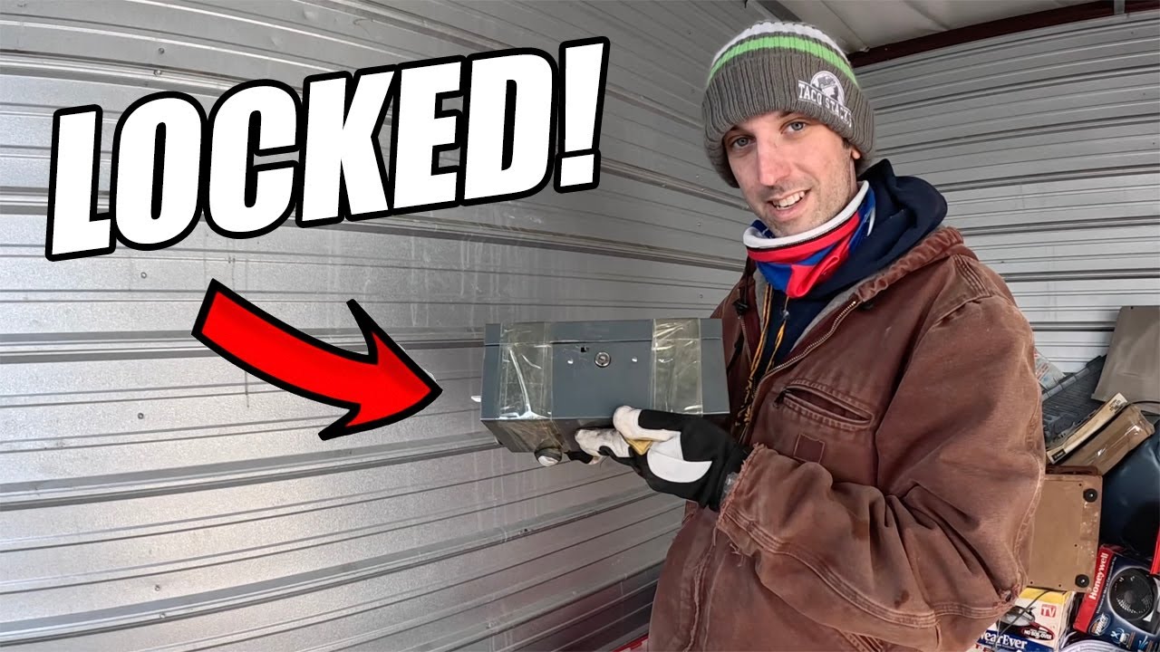 Found a LOCKED SAFE in an Abandoned Storage Unit! - What's Inside?