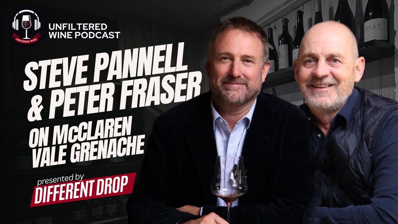 The Masters of McLaren Vale Grenache with the Legends S.C. Pannell & Peter Fraser of Yangarra