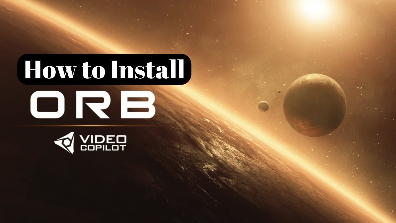 How To Install Video Copilot Orb Plugin for After Effects | After Effects Tutorials