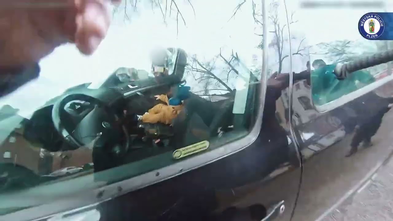 CHLAPEČEK SE V PLZNI ZAMKL V AUTĚ, VEN MU POMOHLI STRÁŽNÍCI