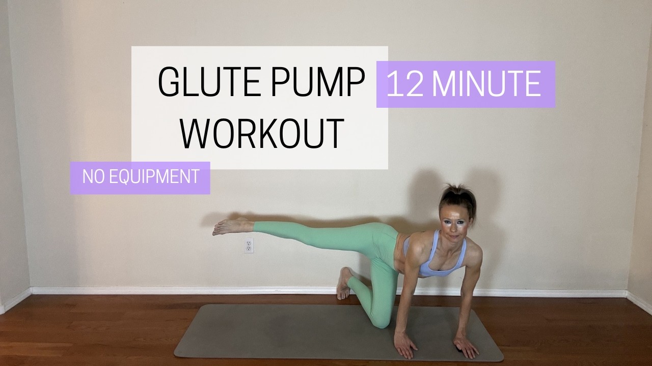 12 Minute Glute Pump Workout - No Equipment