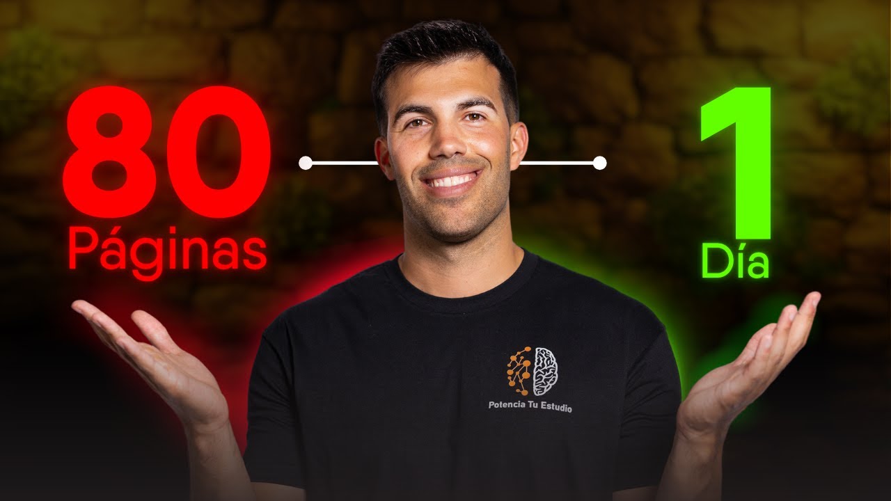 Cómo ESTUDIAR 80 Páginas en un sólo día 📚