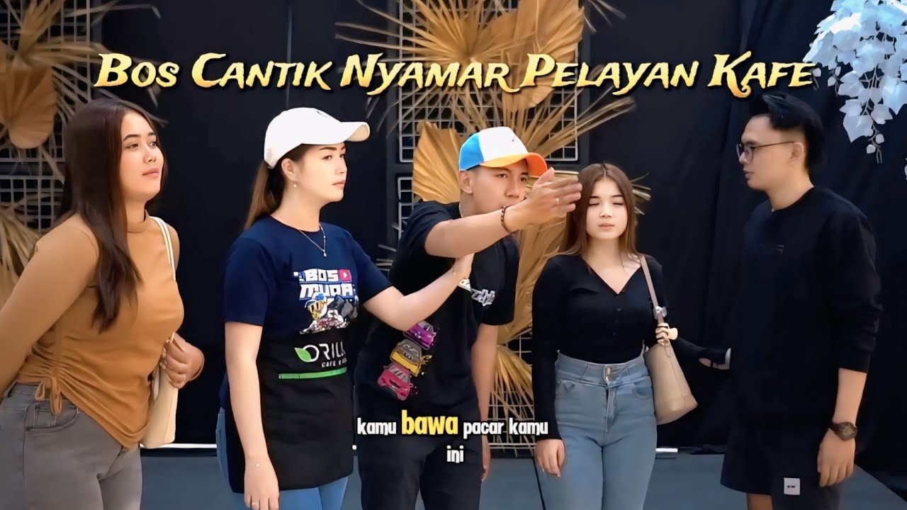 MANTAN PAMER PACAR BARU BOS CAFE NYAMAR JADI PELAYAN DEMI PRIA TAK DIKENAL , Pura2 jadi pacar..