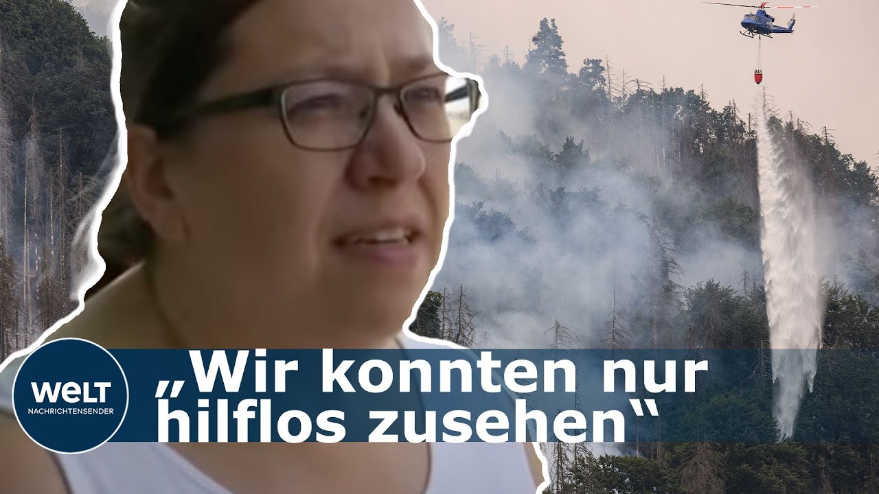 WALDBR&Auml;NDE IN DER S&Auml;CHSISCHEN SCHWEIZ: Feuer immer noch nicht unter Kontrolle