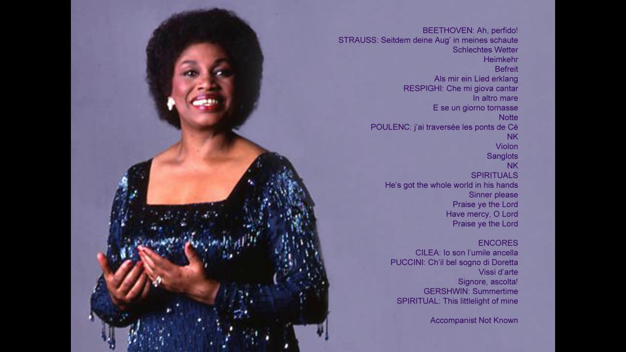Leontyne Price Recital  Boston 1972
