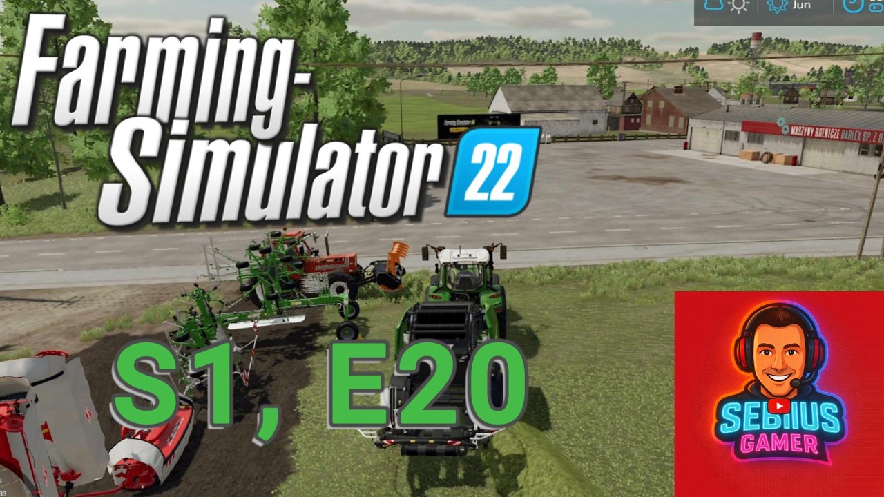 Farming Simulator 22 - S1EP20 - !!!PRESENEČENJE!!!!  IN UREJANJE TRAVNIKA!