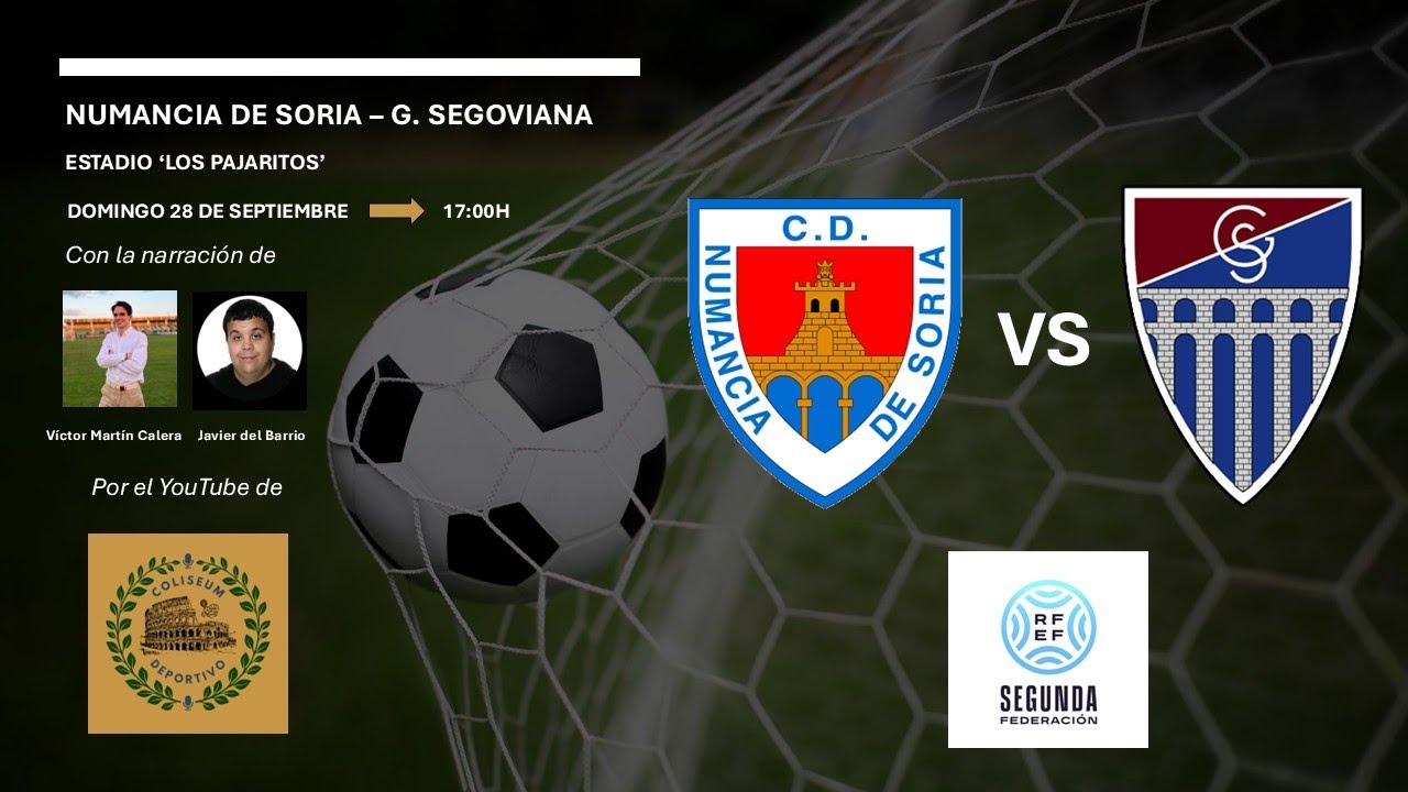 Numancia de Soria - Gimn&aacute;stica Segoviana - audio en directo (J4 - 2&ordf; Federaci&oacute;n)