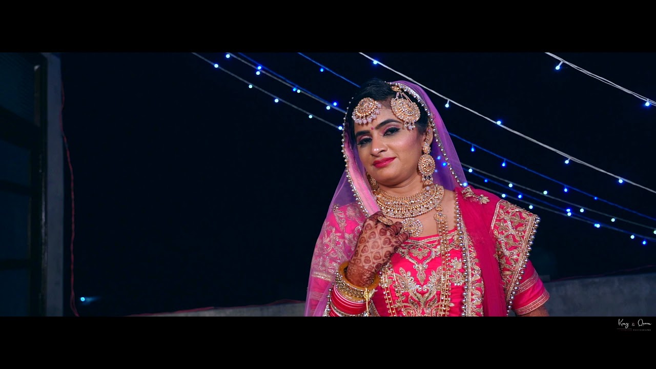 NEW #CINEMATIC WEDDING HIGHLIGHT 2021|| CHAMKAUR + JASVEER || KING & QUEEN PHOTOGRAPHY || 9814019312