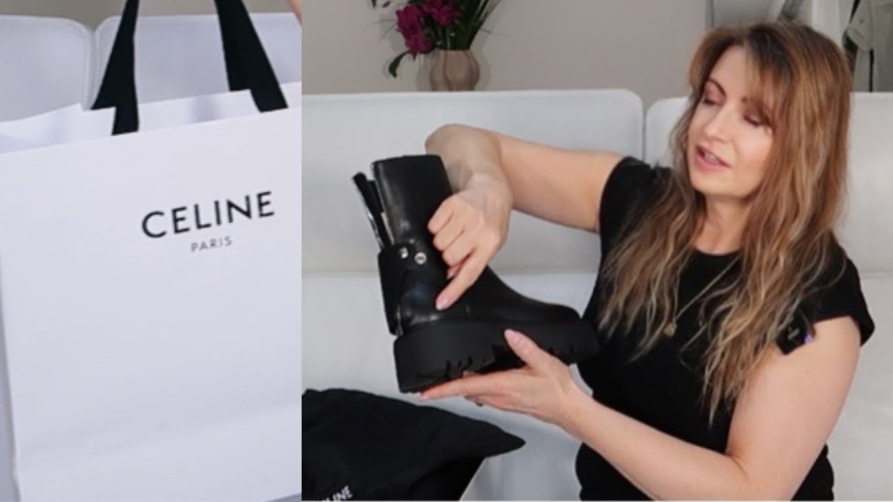 Celine Bulky Boots with Back Zip Unboxing I Luxury Try-On I Style.
