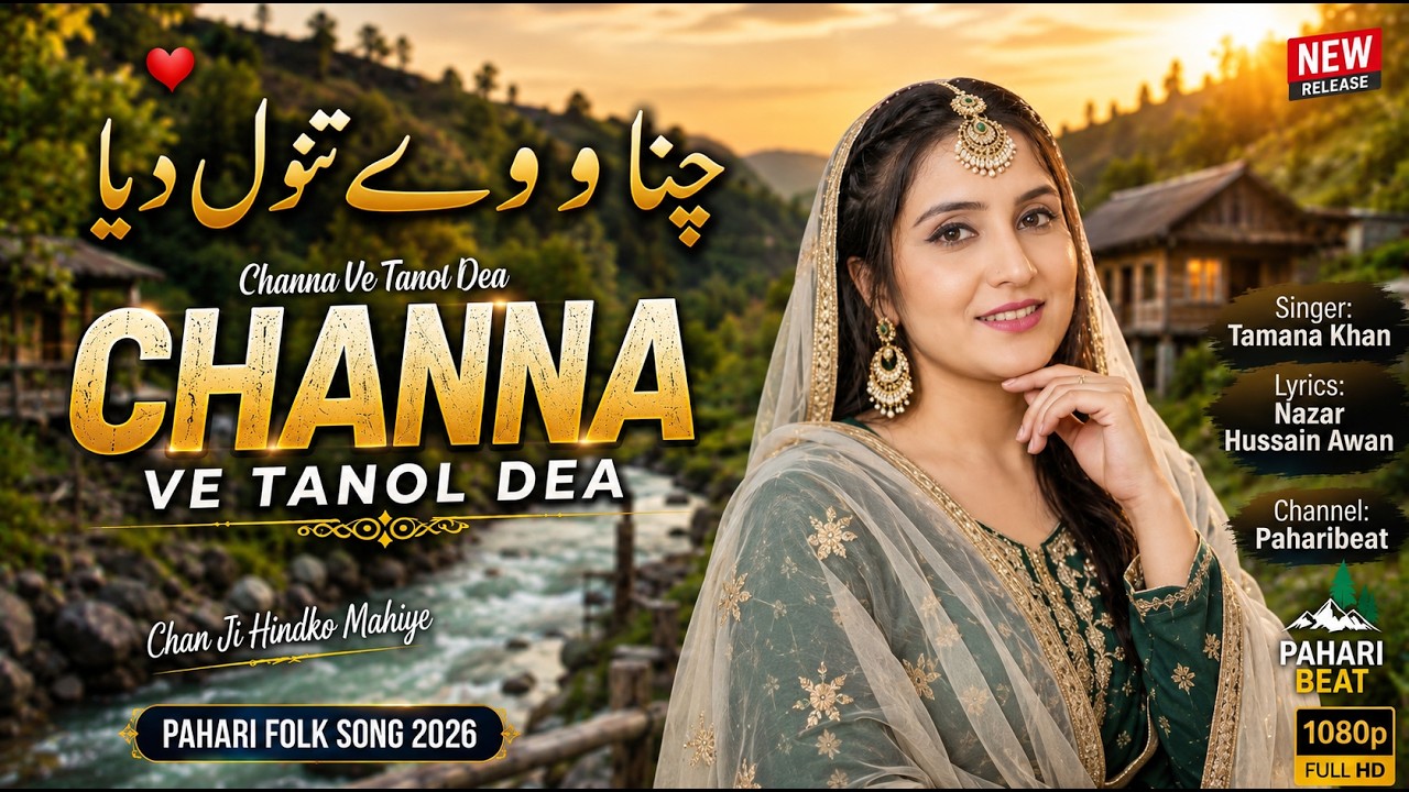 Channa Ve Tanol Dea | Tamana Khan | New Hindko Mahiye 2026 | Pahari Folk Song | Super Production