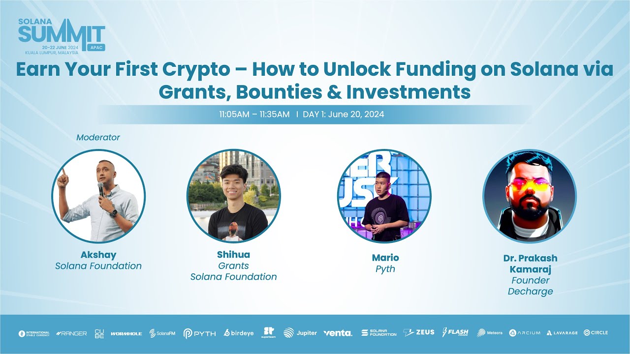 Earn Your First Crypto &ndash; How to Unlock Funding on Solana via Grants, Bounties & Investments