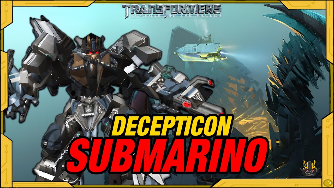 El Decepticon Submarino eliminado de Transformers 2 Revenge of the fallen