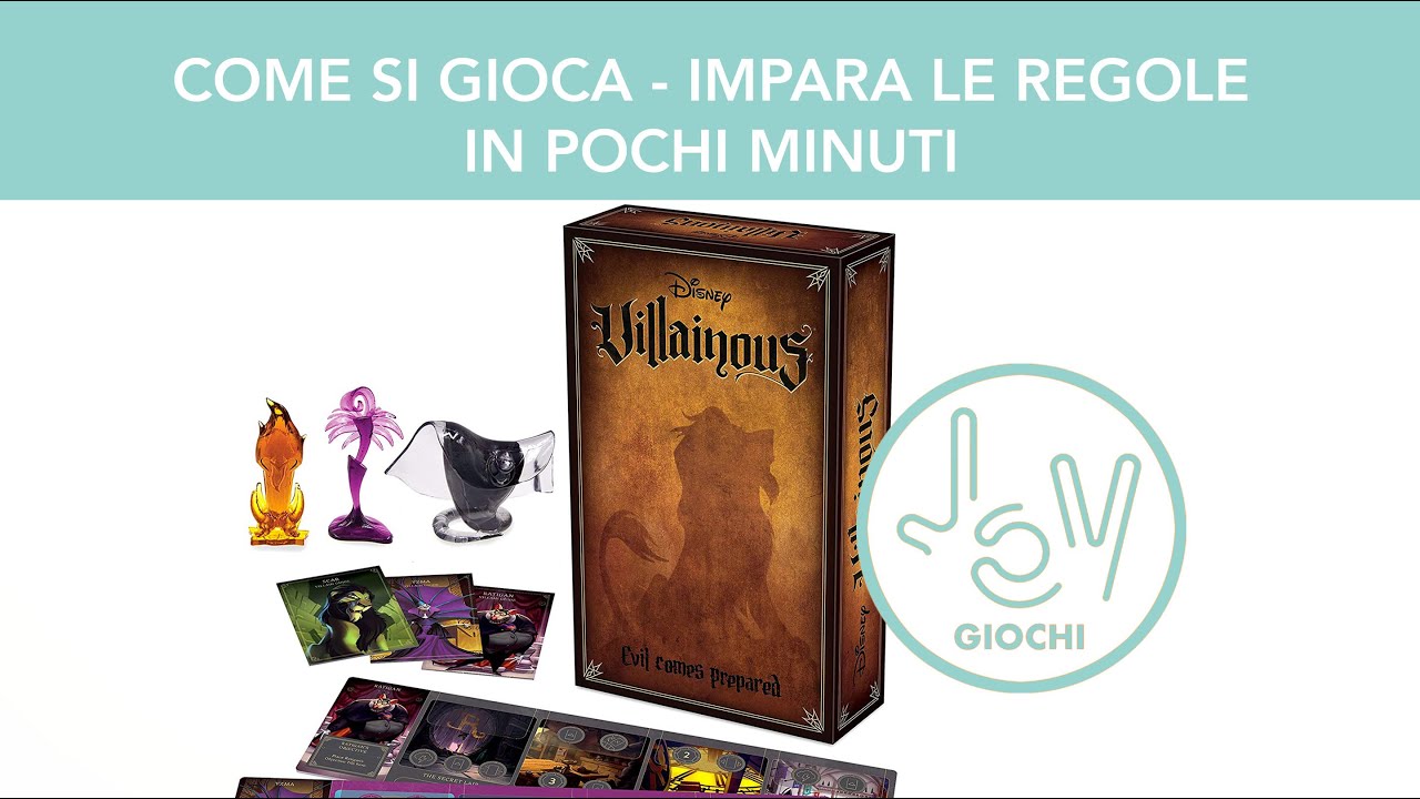 COME SI GIOCA - Scar (Villainous evil comes prepared)