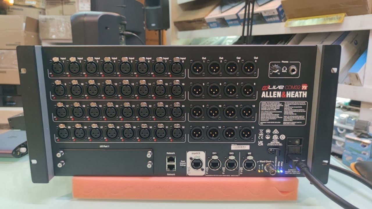 A&H CDM32 RACK ULTRA FX UNPACK TEST สาธิตวิทยุสุราษฎร์ธานี